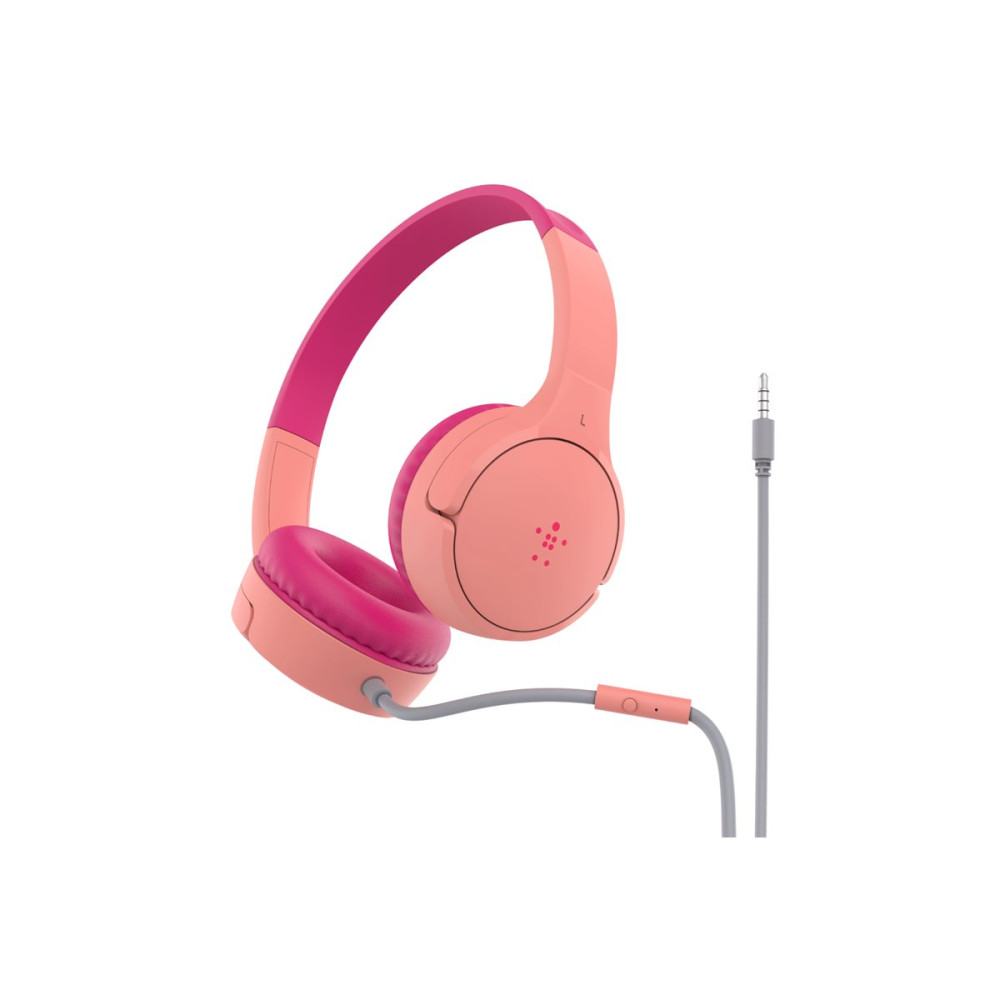 Produktbild för Belkin SoundForm Mini - hörlurar med mikrofon - 3,5 mm kontakt