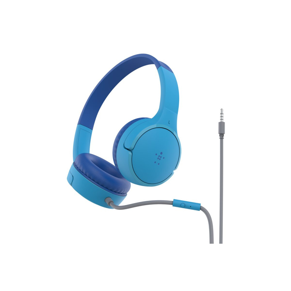 Produktbild för Belkin SoundForm Mini - hörlurar med mikrofon - 3,5 mm kontakt