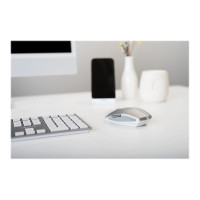 Produktbild för CHERRY GENTIX BT - mus - Bluetooth 4.0 - frostat silver