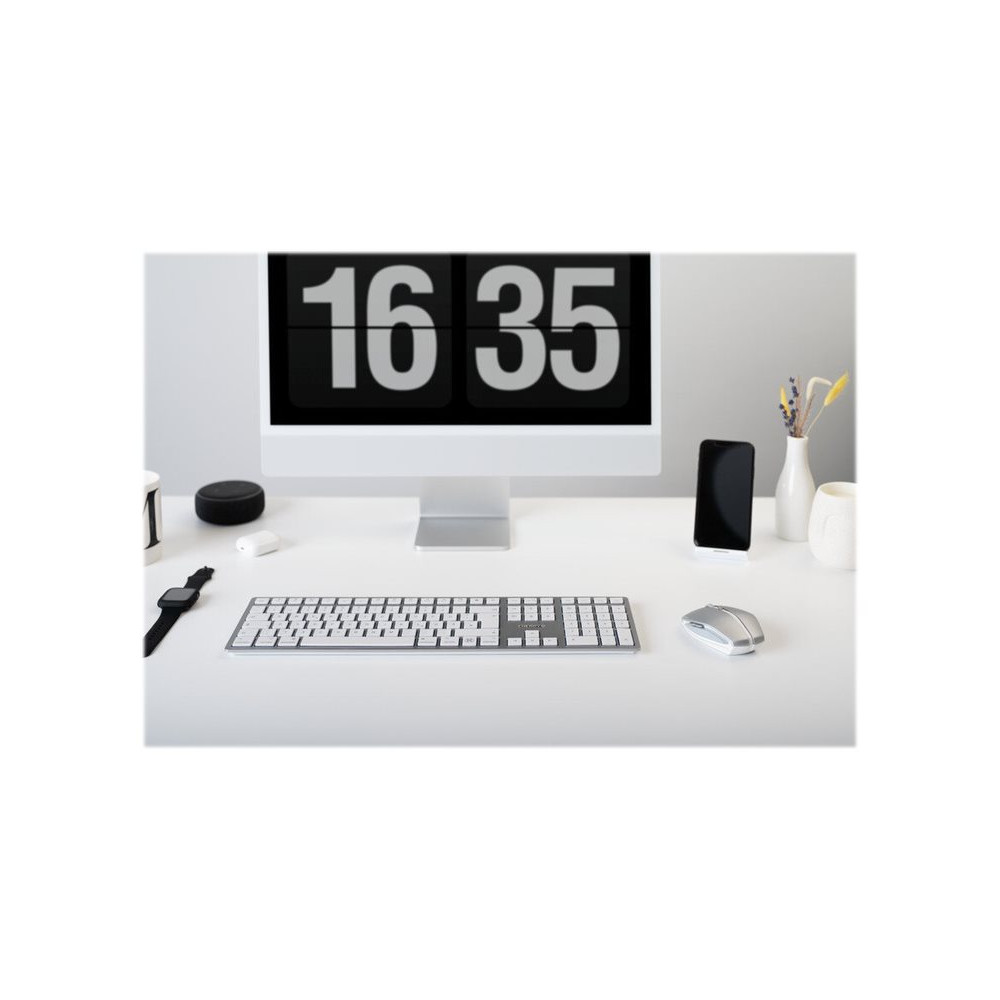 Produktbild för CHERRY GENTIX BT - mus - Bluetooth 4.0 - frostat silver