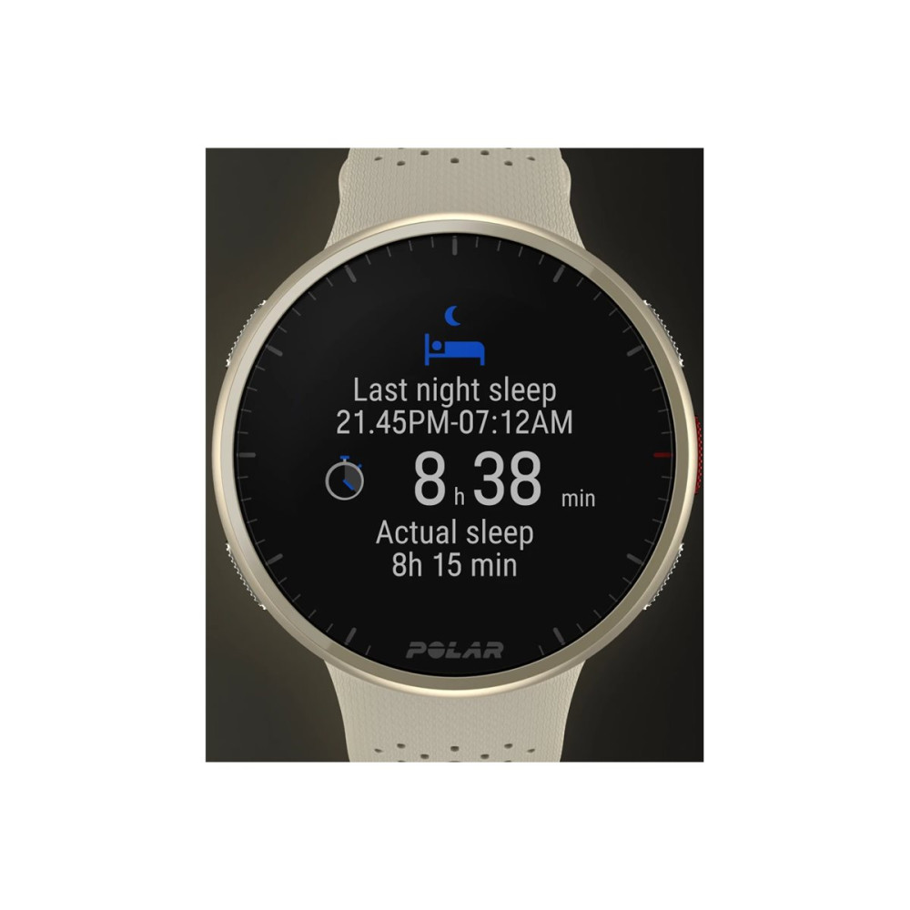 Produktbild för Polar Pacer Pro smart klocka med band - 32 MB - snövit