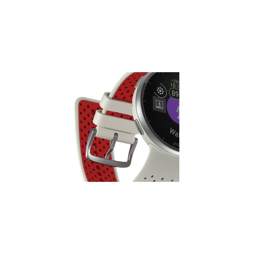 Produktbild för Polar Pacer Pro smart klocka med band - 32 MB - snövit