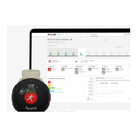 Produktbild för Polar Pacer smart klocka med band - 32 MB - cloudy white