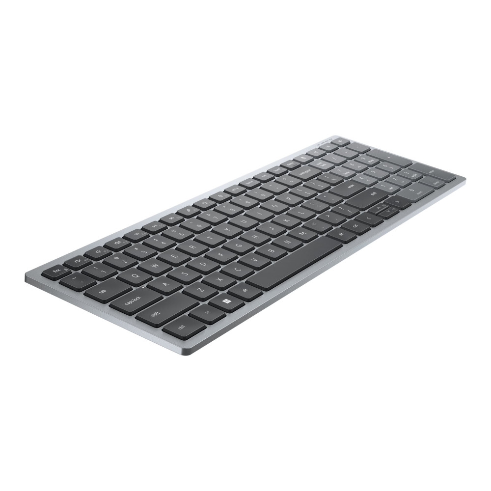 Produktbild för Dell Pro Plus Compact KB740 - tangentbord - kompakt - QWERTY - USA, internationellt - Titan gray Inmatningsenhet