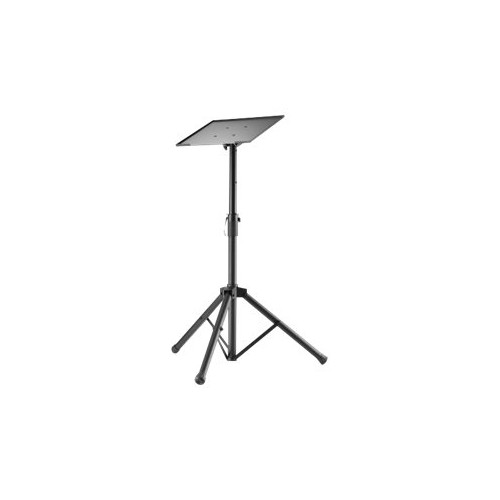 Manhattan Manhattan TV/Monitor/Projector/Laptop Mount, Tripod Floor Stand, 1 screen/device, Screen Sizes: 13-32", VESA 75x75 to 100x100mm, Max 15kg, Height Adjustable, Black, Lifetime Warranty ställ - stativ - för bärbar dator / surfplatta / projektor - portabel - 