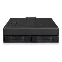 Produktbild för ICY Dock ToughArmor MB105VP-B - hållare för lagringsenheter - rugged - NVMe PCIe - U.2, U.3