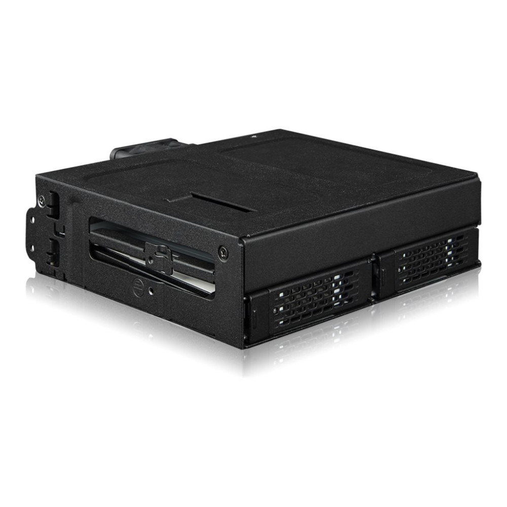 Produktbild för ICY Dock ToughArmor MB105VP-B - hållare för lagringsenheter - rugged - NVMe PCIe - U.2, U.3