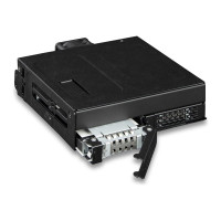 Produktbild för ICY Dock ToughArmor MB105VP-B - hållare för lagringsenheter - rugged - NVMe PCIe - U.2, U.3