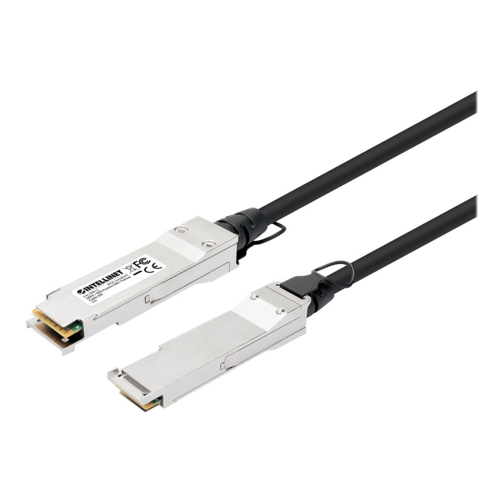 Produktbild för Intellinet 40GBase direktkopplingskabel - 2 m - svart