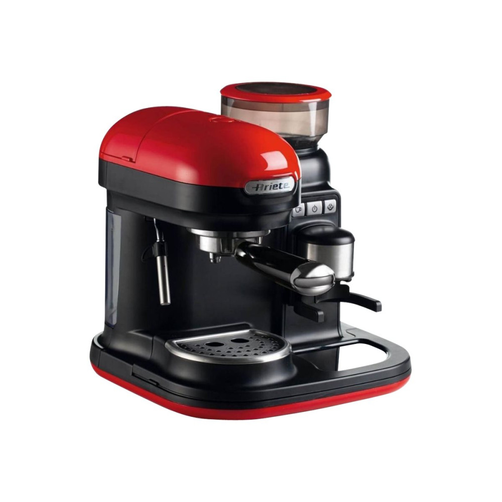 Produktbild för Ariete Moderna 1318 - kaffemaskin med mjölkskummare - 15 bar