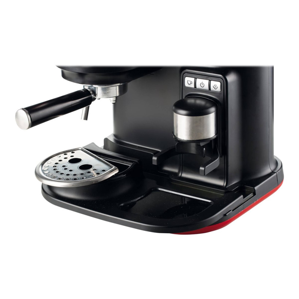 Produktbild för Ariete Moderna 1318 - kaffemaskin med mjölkskummare - 15 bar