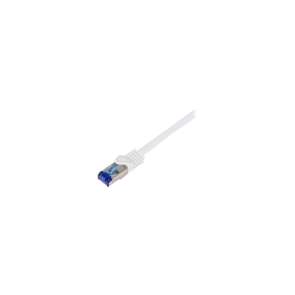 Produktbild för LogiLink Professional Ultraflex - patch-kabel - 50 cm - vit, RAL 9003