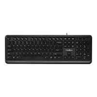 Produktbild för Nedis - tangentbord - QWERTY - USA, internationellt - svart Inmatningsenhet