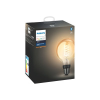 Produktbild för Philips Hue White - LED-glödlampa med filament - form: G93 - E27 - 7 W - varmt vitt ljus - 2100 K