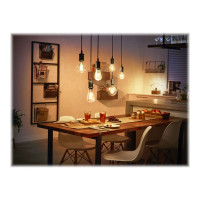 Produktbild för Philips Hue White - LED-glödlampa med filament - form: G93 - E27 - 7 W - varmt vitt ljus - 2100 K