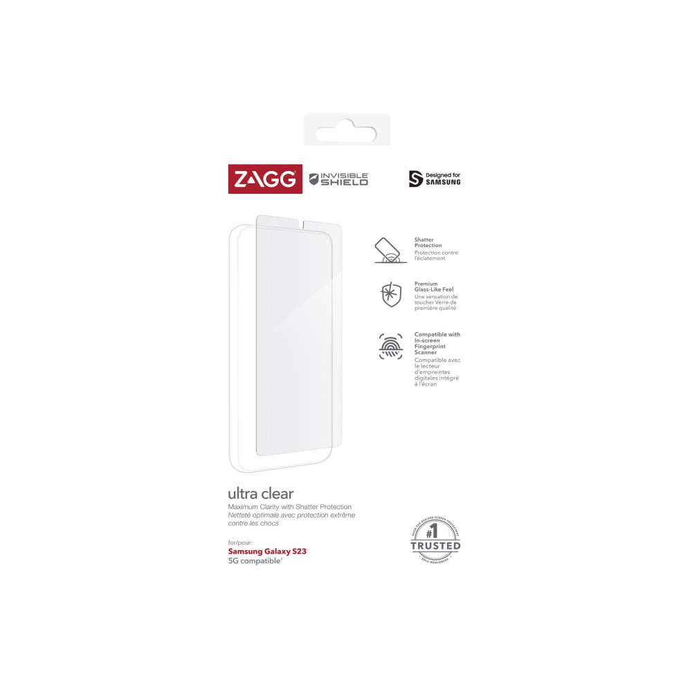 Produktbild för ZAGG InvisibleShield Ultra Clear - skärmskydd för mobiltelefon