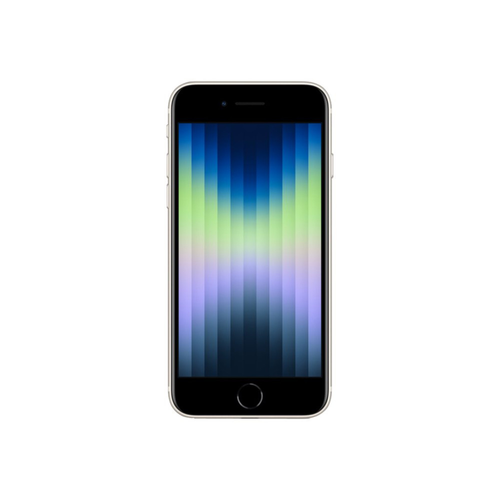 Produktbild för Apple iPhone SE (3rd generation) - starlight - 5G smartphone - 128 GB - GSM