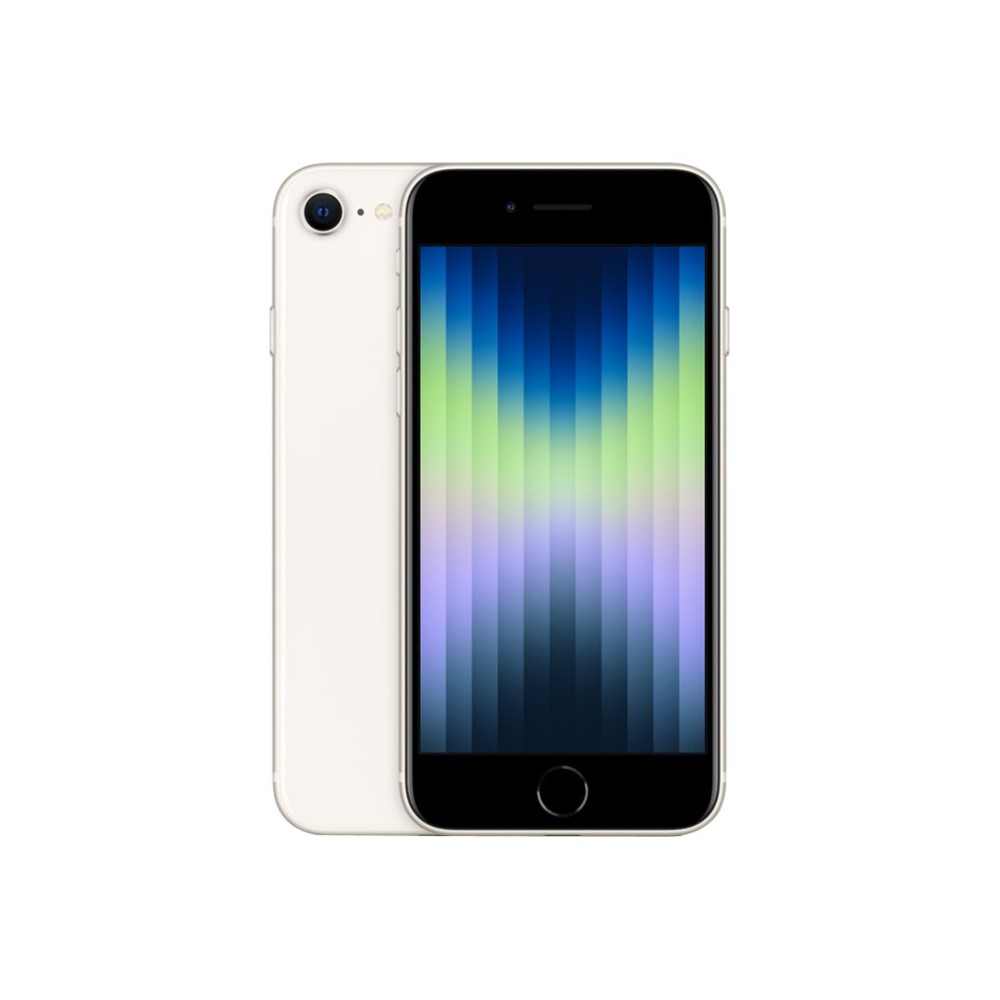 Produktbild för Apple iPhone SE (3rd generation) - starlight - 5G smartphone - 128 GB - GSM