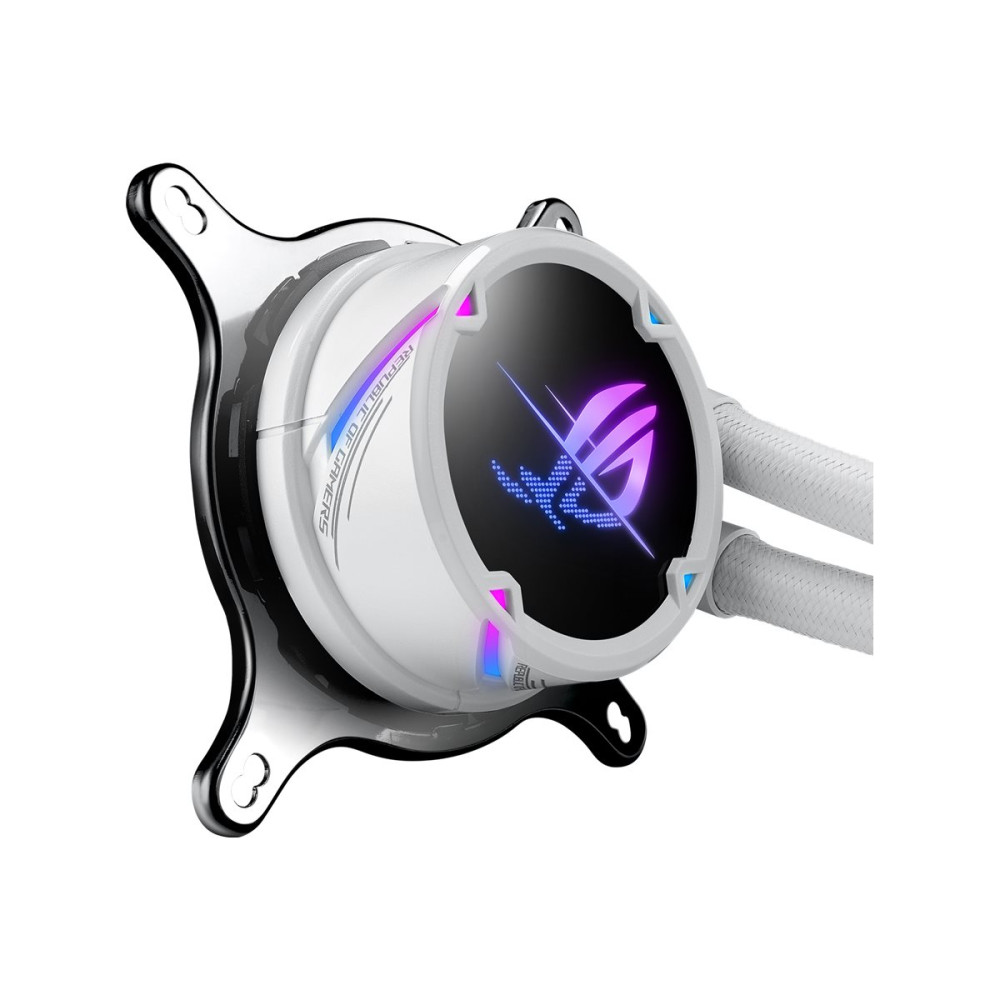 Produktbild för ASUS ROG STRIX LC II 240 ARGB - White Edition - kylsystem med vätska till processorn
