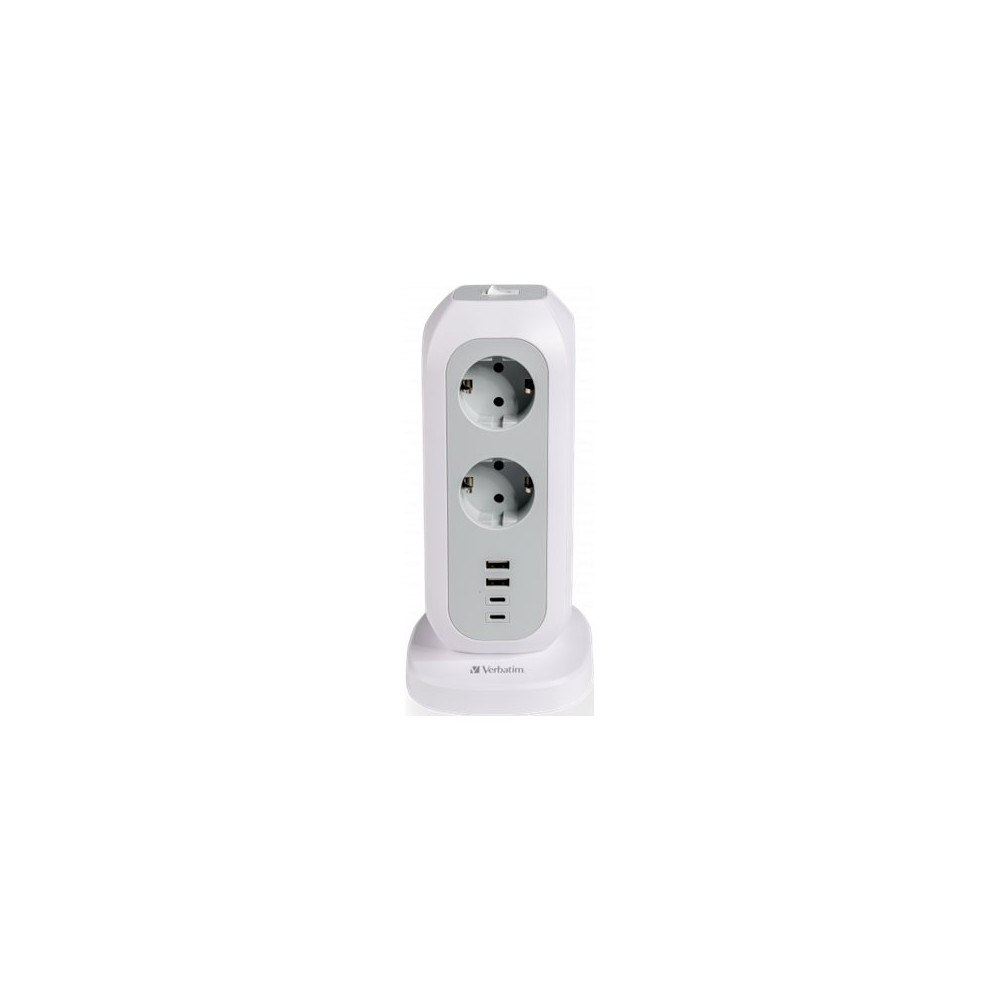 Produktbild för Verbatim EUPT-01 - effektband - 15-i-1 europeisk multiplugg förlängning - 3600 watt