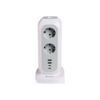 Produktbild för Verbatim EUPT-01 - effektband - 15-i-1 europeisk multiplugg förlängning - 3600 watt