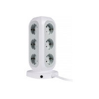 Produktbild för Verbatim EUPT-01 - effektband - 15-i-1 europeisk multiplugg förlängning - 3600 watt