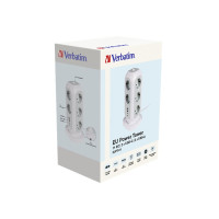 Produktbild för Verbatim EUPT-01 - effektband - 15-i-1 europeisk multiplugg förlängning - 3600 watt