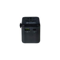 Produktbild för Verbatim UTA-02 strömadapter - USB, BS 1362, USB-C - 20 watt