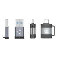 Produktbild för Manhattan - USB-C-adaptersats
