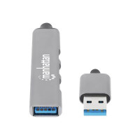 Produktbild för Manhattan - hubb - 4-port - 4 portar