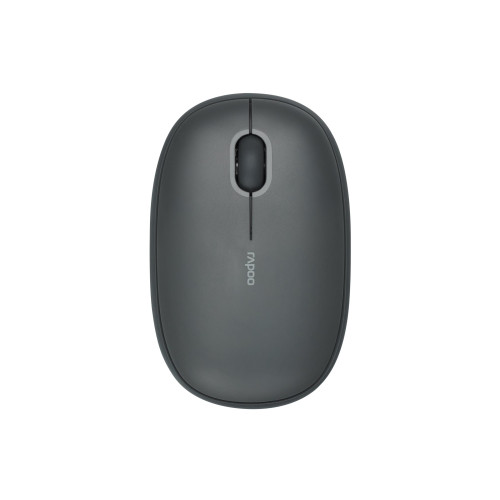 RAPOO Rapoo M660 Silent - mus - Bluetooth 3.0, Bluetooth 4.0, Bluetooth 5.0, 2.4 GHz - mörkgrå