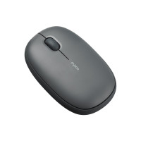 Produktbild för Rapoo M660 Silent - mus - Bluetooth 3.0, Bluetooth 4.0, Bluetooth 5.0, 2.4 GHz - mörkgrå