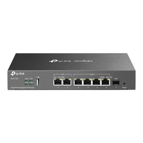 TP-LINK Technologies TP-Link Omada ER707-M2 V1 - router - skrivbordsmodell, väggmonterbar