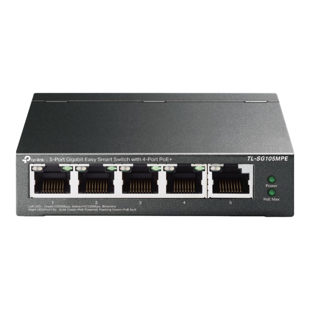 Produktbild för TP-Link TL-SG105MPE V1.60 - switch - 5 portar