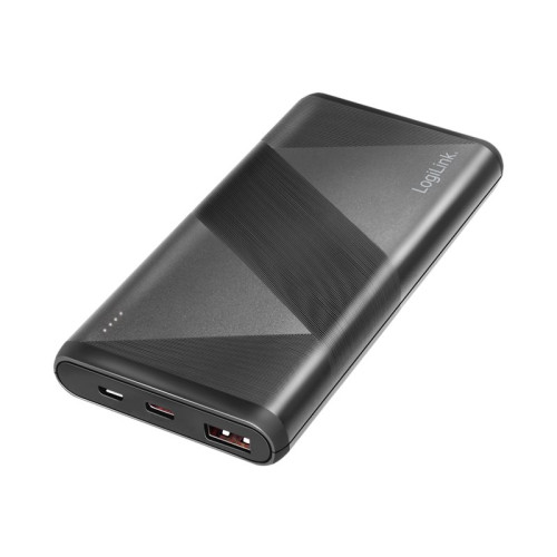 2direct LogiLink power bank - 2-i-1 kabel - Li-pol - USB, USB-C - 18 Watt
