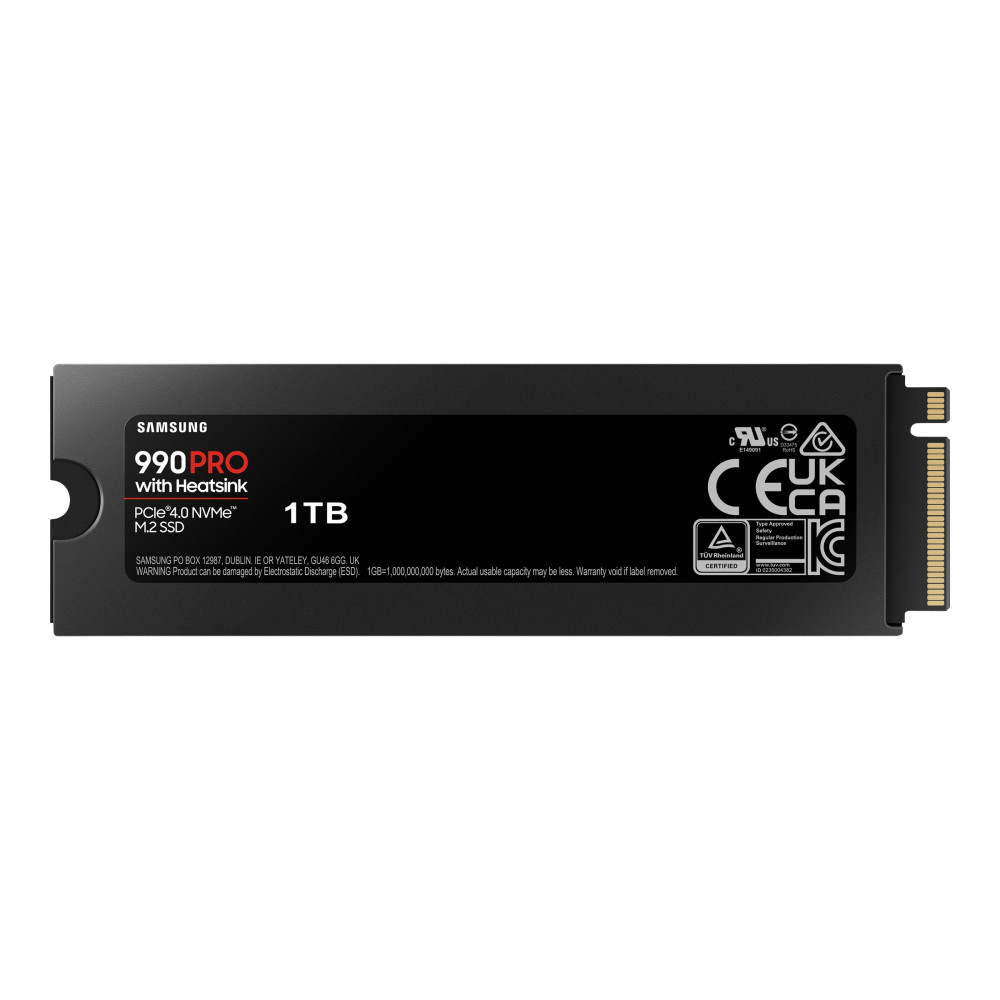 Produktbild för Samsung 990 PRO MZ-V9P1T0CW - SSD - 1 TB - PCIe 4.0 x4 (NVMe)