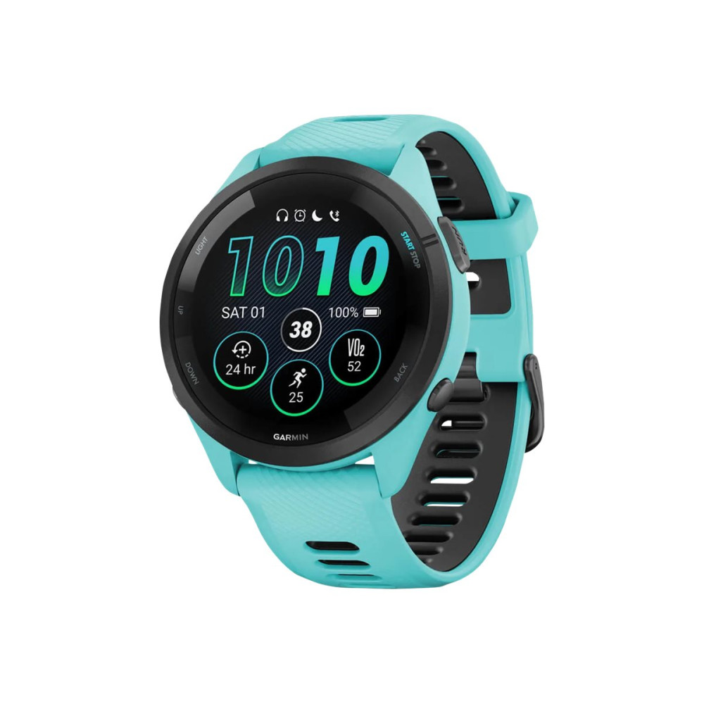 Produktbild för Garmin Forerunner 265 - aqua - smart klocka med rem - aqua/black - 8 GB