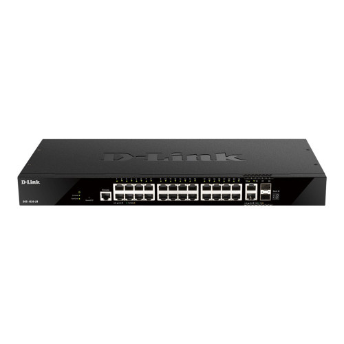 D-Link D-Link DGS 1520-28 - switch - 28 portar - smart - rackmonterbar