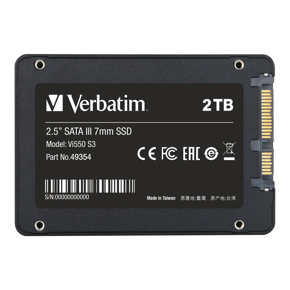 Produktbild för Verbatim Vi550 S3 - SSD - 2 TB - SATA 6Gb/s