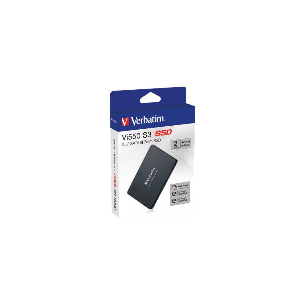 Produktbild för Verbatim Vi550 S3 - SSD - 2 TB - SATA 6Gb/s