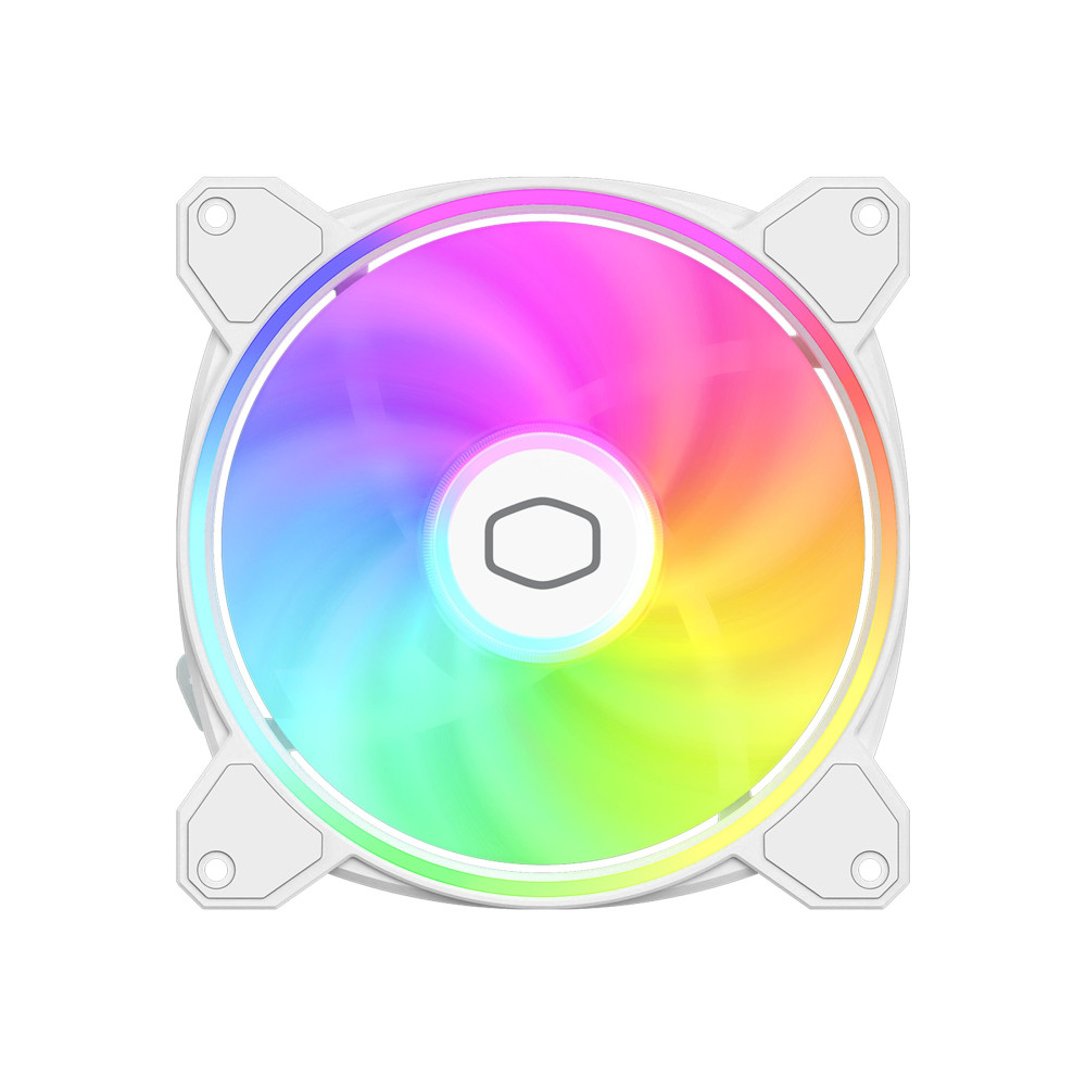Produktbild för Cooler Master MasterFan MF140 HALO² - White Edition - lådfläkt