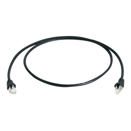 Telegärtner Karl Telegärtner DataVoice Office MP8 FS 500 - patch-kabel - 1 m - svart, RAL 9011