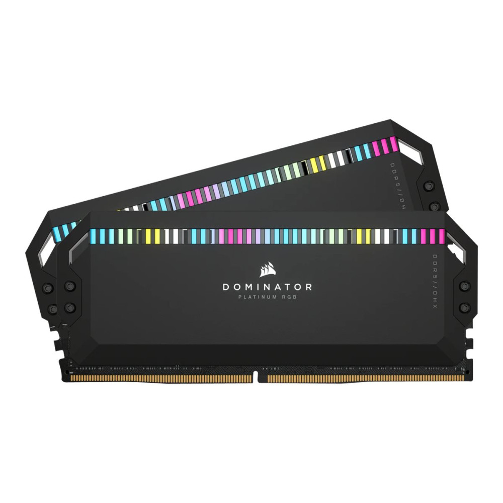 Produktbild för CORSAIR Dominator Platinum RGB - DDR5 - sats - 64 GB: 2 x 32 GB - DIMM 288-pin - 6600 MHz - ej buffrad