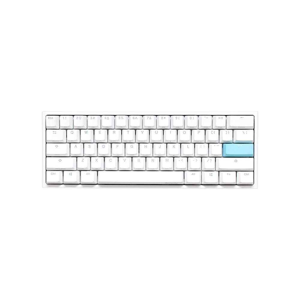 Produktbild för Ducky One 2 Pro Mini - tangentbord - QWERTZ - tysk - vit Inmatningsenhet