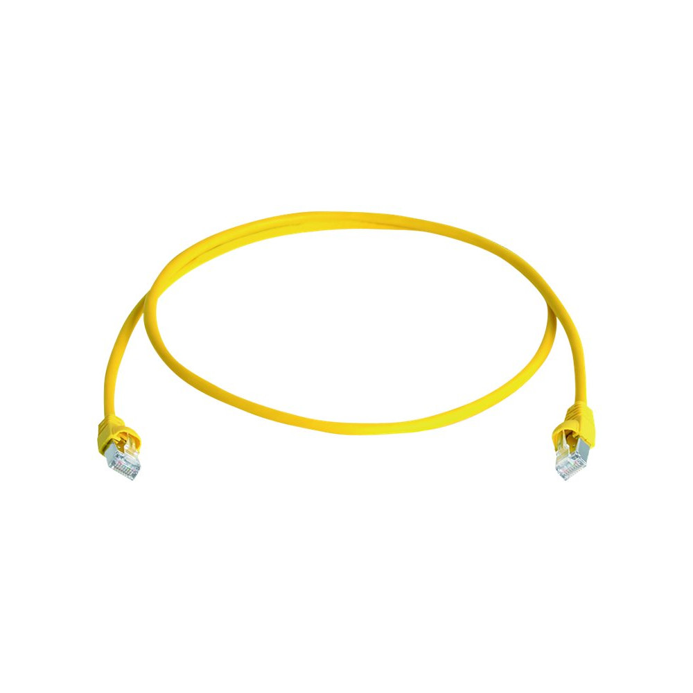 Produktbild för Telegärtner DataVoice Office patch-kabel - 25 cm - gul, RAL 1018