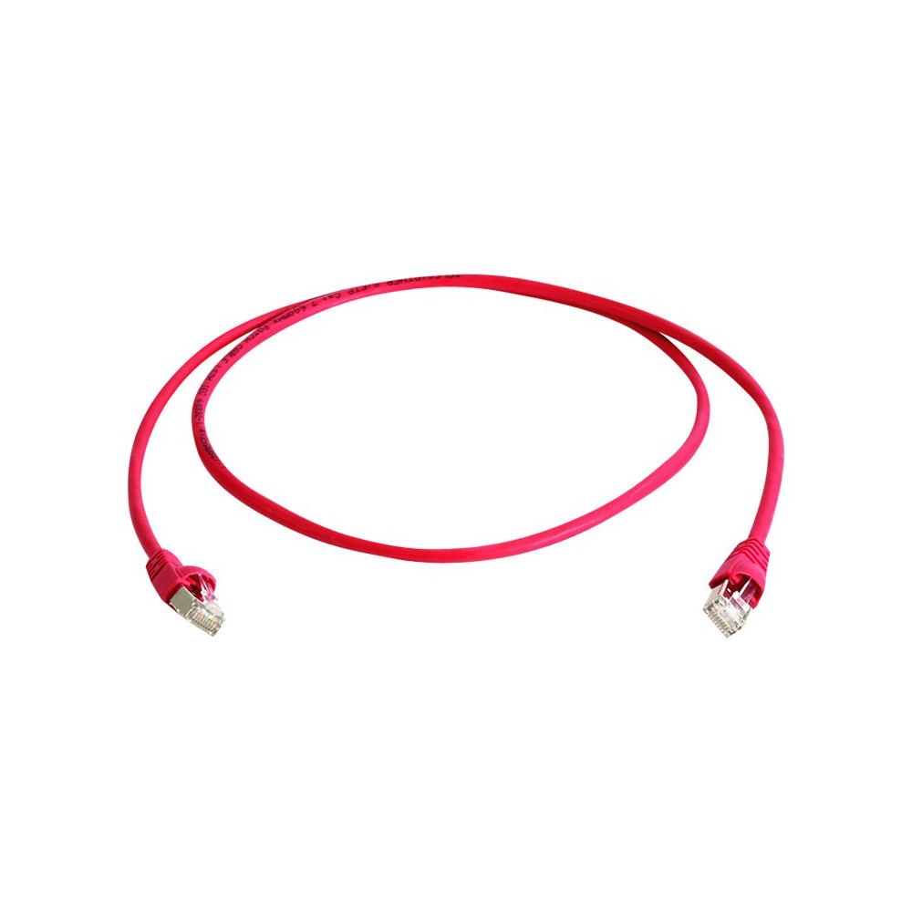 Produktbild för Telegärtner DataVoice Office patch-kabel - 3 m - röd, RAL 3018