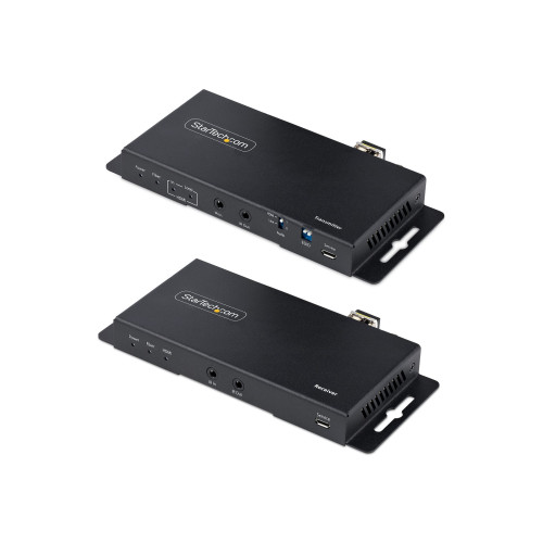 StarTech.com StarTech.com 4K HDMI over Fiber Extender Kit, 4K 60Hz up to 3300ft/1km (Single Mode) or 1000ft/300m (Multimode) LC Fiber Optic, HDR/HDCP, Audio/RS232/IR Extender, HDMI Video Extender - Transmitter and Receiver Kit (ST121HD20FXA2) - video/ljud/infrarröd/nä