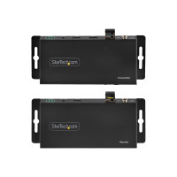 Produktbild för StarTech.com 4K HDMI over Fiber Extender Kit, 4K 60Hz up to 3300ft/1km (Single Mode) or 1000ft/300m (Multimode) LC Fiber Optic, HDR/HDCP, Audio/RS232/IR Extender, HDMI Video Extender - Transmitter and Receiver Kit (ST121HD20FXA2) - video/ljud/infrarröd/nä