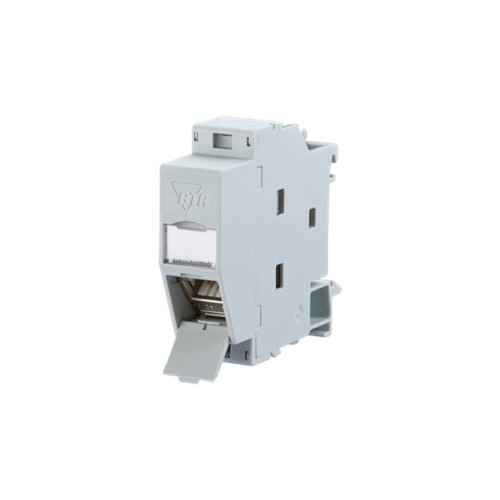 METZ CONNECT Metz Connect REGplus IP20 C6A modul 180°M - uttag för DIN-skenmontering