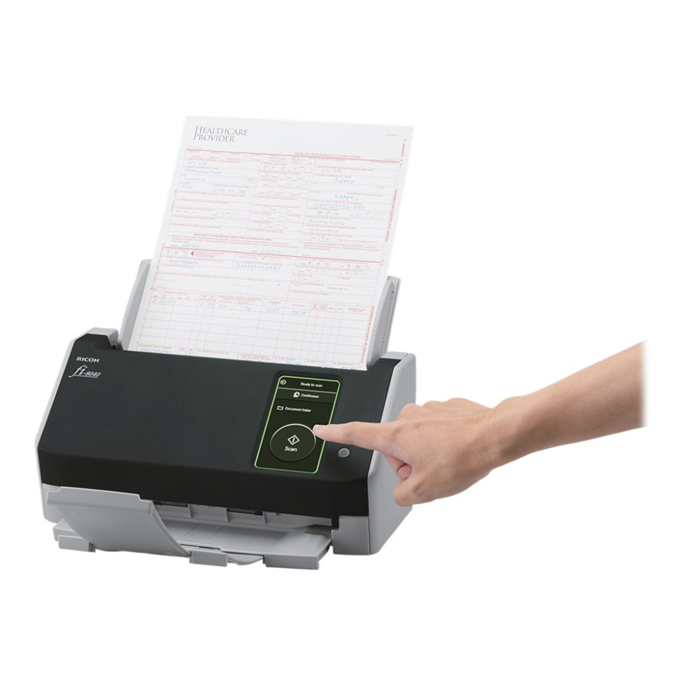 Produktbild för Ricoh fi-8040 - dokumentskanner - desktop - USB 3.2 Gen 1, Gigabit LAN